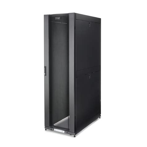 steel server cabinet|42U Server Rack Cabinet, Locking Front/Rear Doors, Excellent .